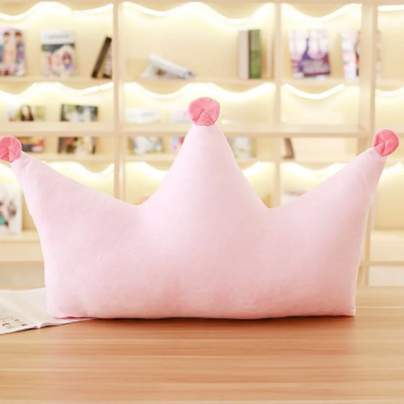 Simanfei задняя подушка новая детская комната диван кровать декоративные подушки супер мягкая розовая Корона детская подушка для сна спинка для девочки