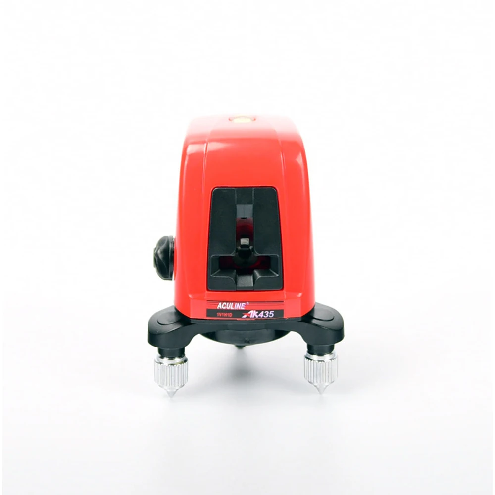 AK435 Laser Level 360 degree self-leveling Portable mini Cross Red Laser Levels Meter 2 line 1 point 635nm Leveling Instrument