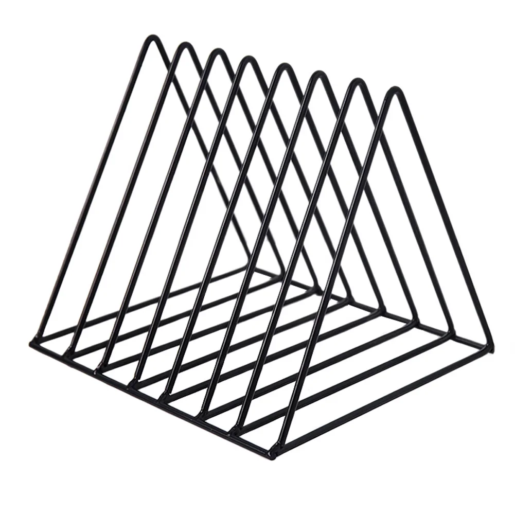 حار الحديد رف الفن سطح المكتب تخزين الرف مجلة المنظم حامل كتب مكتب ديكور المنزل FQ-جي