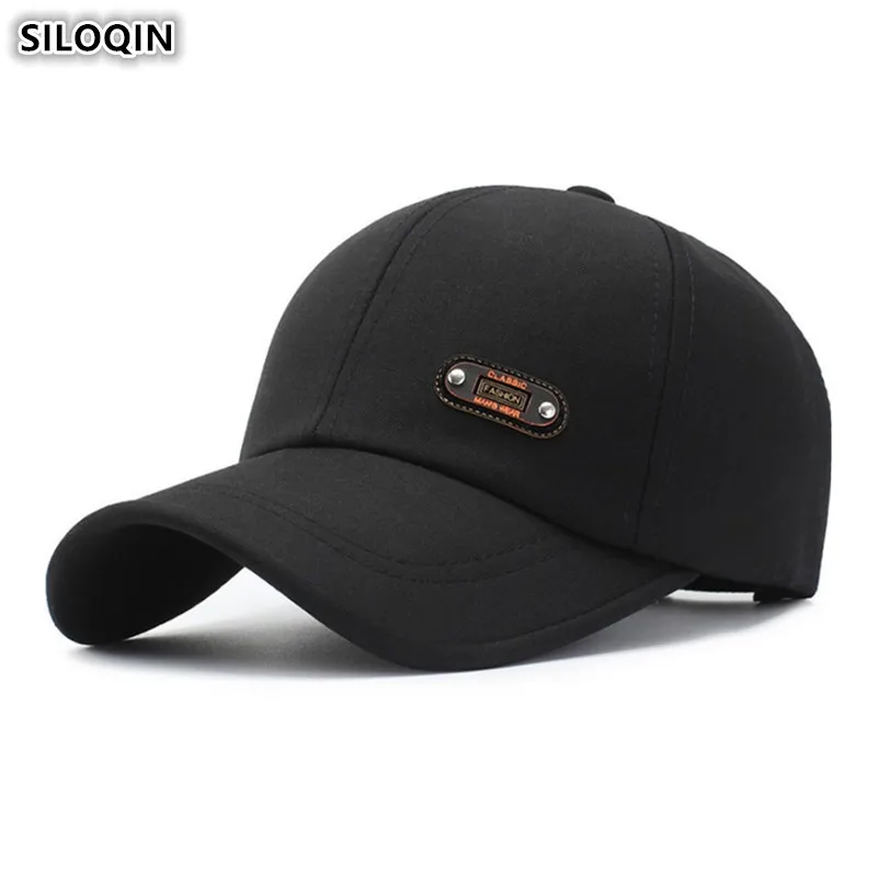 Новинка 2019 Весенняя хлопковая бейсболка SILOQIN для мужчин среднего возраста