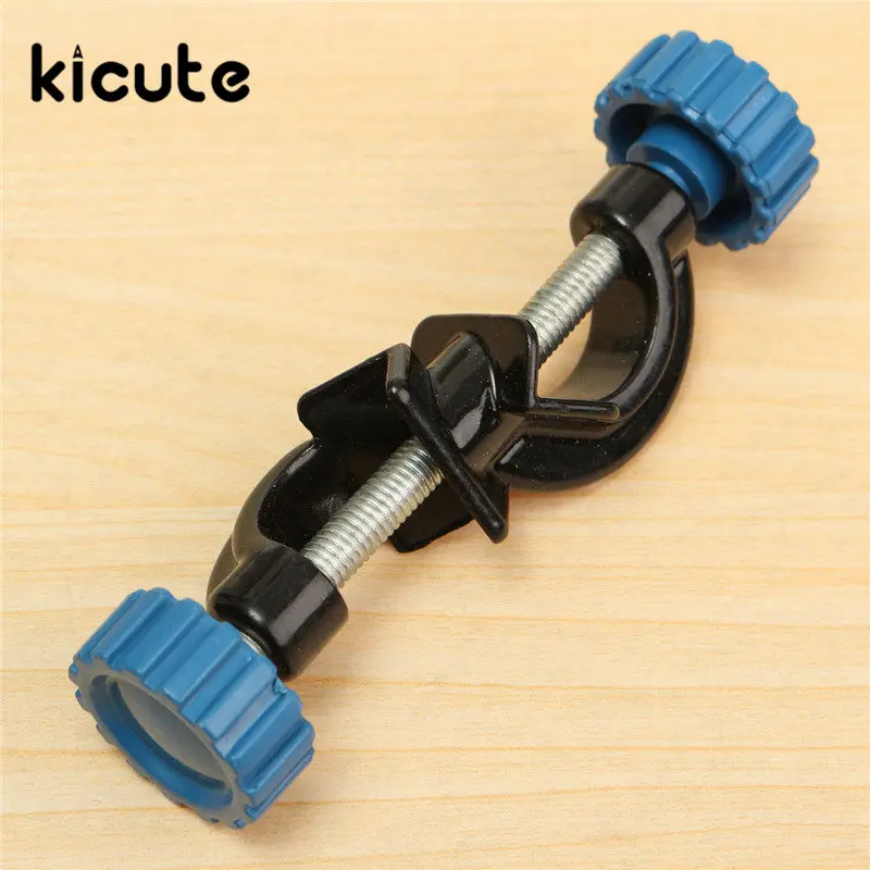 

KiCute Lab Stands DoubleTop Metal Grip Supports Right Angle Clip Wire Clamps Holder Chemistry Laboratory Clamp Office Supplies