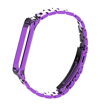 

SOONHUA Metal Strap Replacement Wrist Strap Men For Xiaomi Mi Band Smart Bracelet Accessories Steel Straps For Mi Band 4