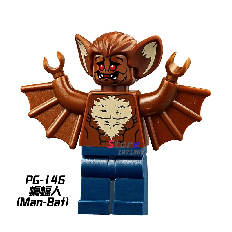 

one piece star wars superhero marvel Man-Bat Dolls building blocks lepin action  sets model bricks Baby toys for children
