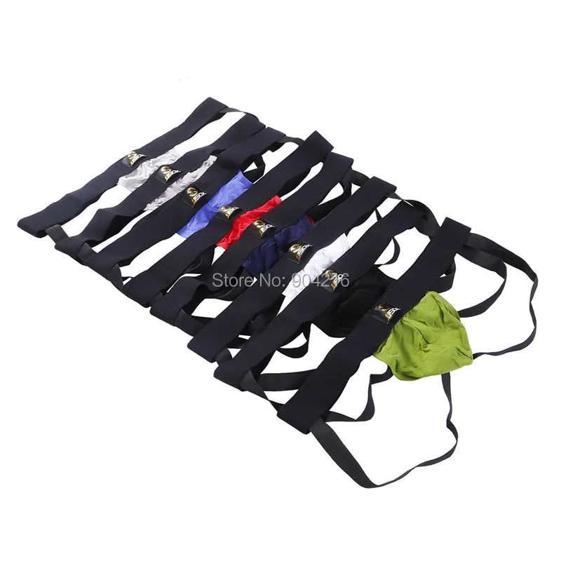 8PCS/Lot Sexy Mens Jockstrap Briefs Thong G-string Back Hole Modal Gay Underwear Comfortable T-back M L XL Free Shipping