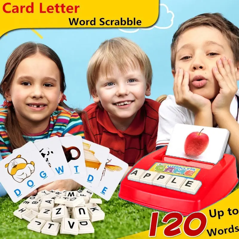 

pudcoco Kids Funny Learning Machine English Spell The Word Toy Gift Baby Kid Intellectual Developmental Educational Toys