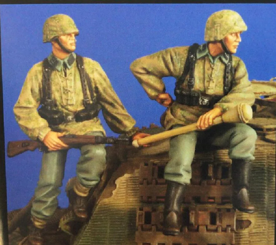 1/35 модельная фигурка из смолы комплект неразборный Неокрашенный 591 | Игрушки и