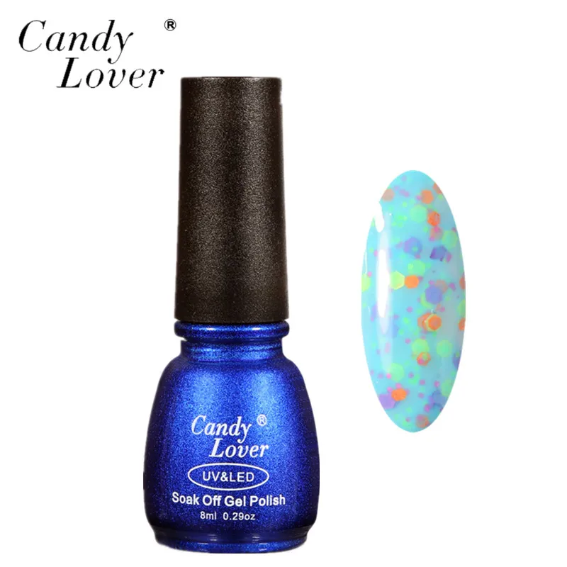 

Candy Lover gel nail polish for Nails 8ml Cheese UV Curing Ice cream effect 24 fashion color Fashion hot nail gel