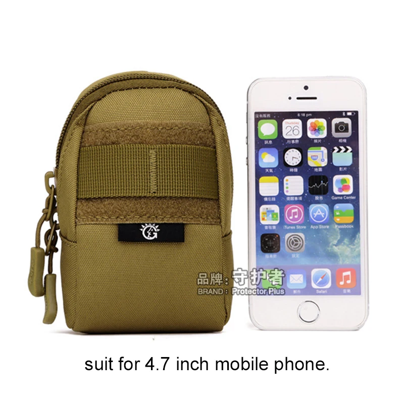 Сумка для мобильного телефона Molle 4,5 дюймов, Тактическая Военная мини-сумка для кемпинга, Мужские поясные сумки для инструментов, спортивные аксессуары для альпинизма