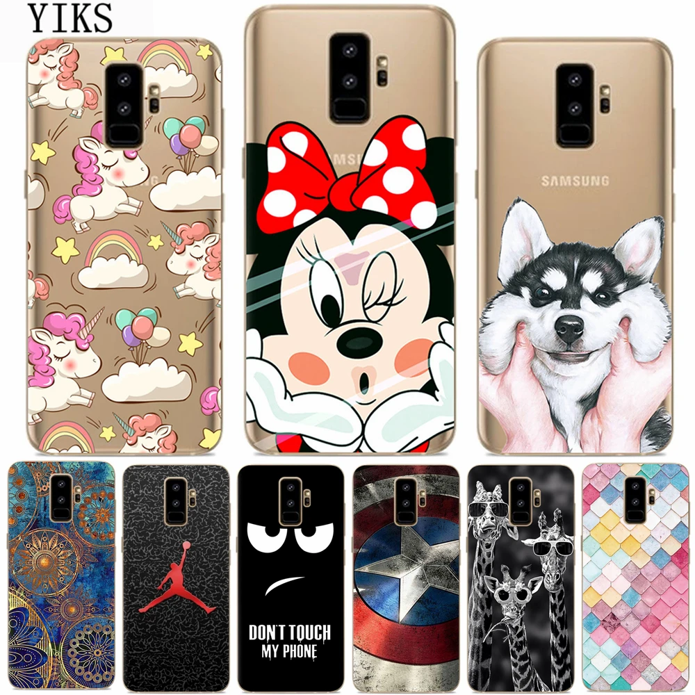 

S9 plus case for Samsung s9 case cover luxury cartoon soft TPU back cover for samsung galaxy s9 plus case capa galaxy s9 + cases