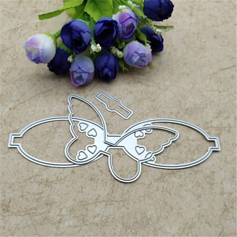 

Bat Shaped Bowknot Bows Metal Cutting Dies Stencils for DIY Scrapbooking DIY Paper Cards Photo Album Decorative Embossing