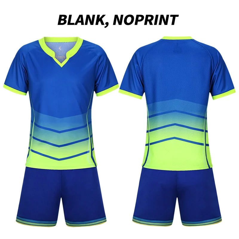 Детские футболки для футбола,, Франция, Джерси для футбола, на заказ, с короткими рукавами, футбольная рубашка, шорты, тренировочная форма для команды - Цвет: blue