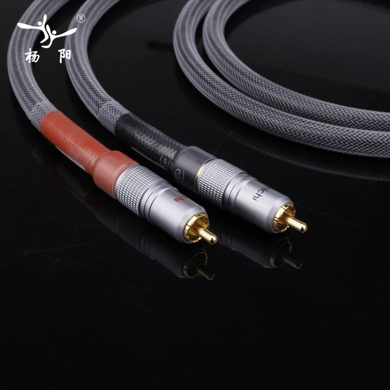 YYAUDIO M 500 Hifi RCA кабель высокого качества OFC HIFI 2RCA аудиокабель штырь штырь|Кабели VGA| |