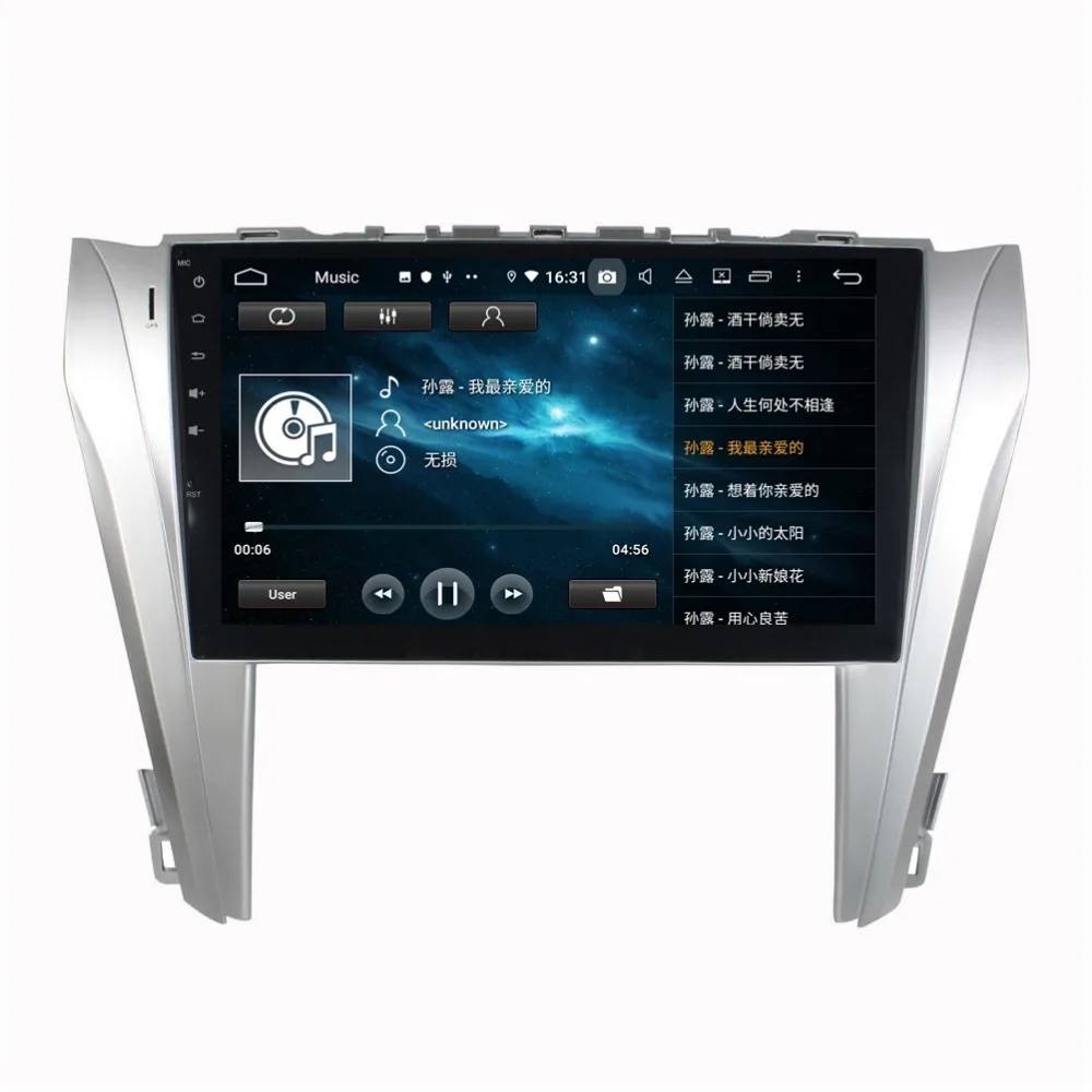 Cheap DSP 4GB RAM 2 din Octa Core 10.1" Android 9.0 Car DVD Player for Toyota Camry 2014 2015 RDS Radio GPS WIFI Bluetooth 4.2 USB DVR 6