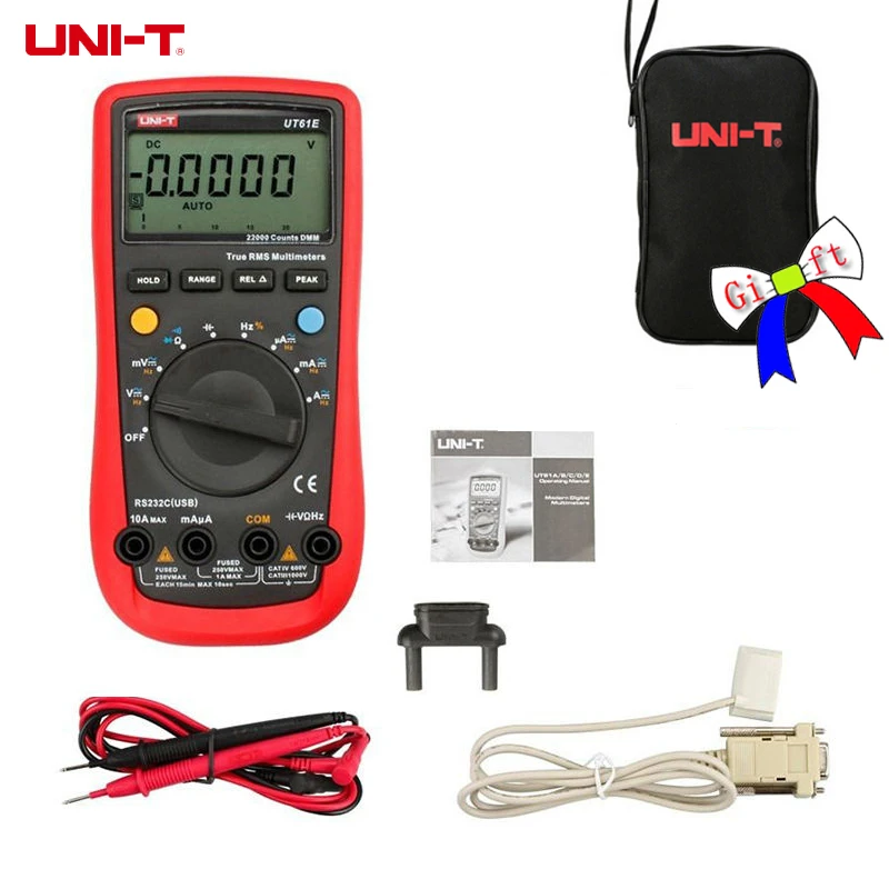 UNI T High Reliability Modern 22000 Counts Digital Multimeters AC uA Meter Frequency Test 10 &RS232 Interface Cable|digital multimeter ac dc|digital multimetermultimeter dc - AliExpress