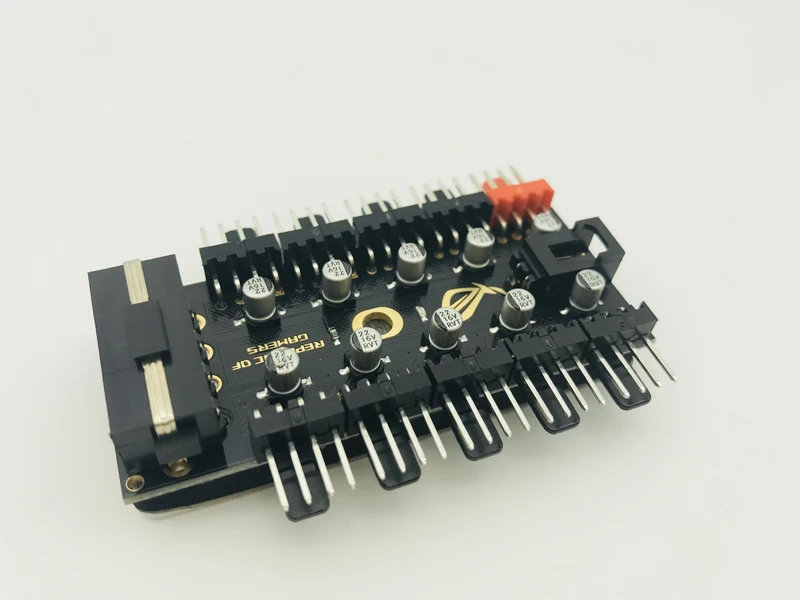 Newest PC 1 to 10 4Pin Molex Cooler Cooling Fan Hub Splitter Cable PWM 12V Led Power Supply Adapter For BTC Bitcoin Miner Mining