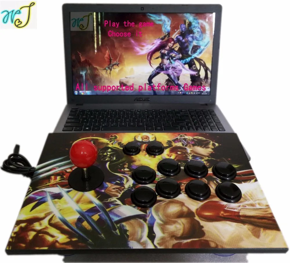 Mini the arcade sparred game controller USB Joystick computer Joystick