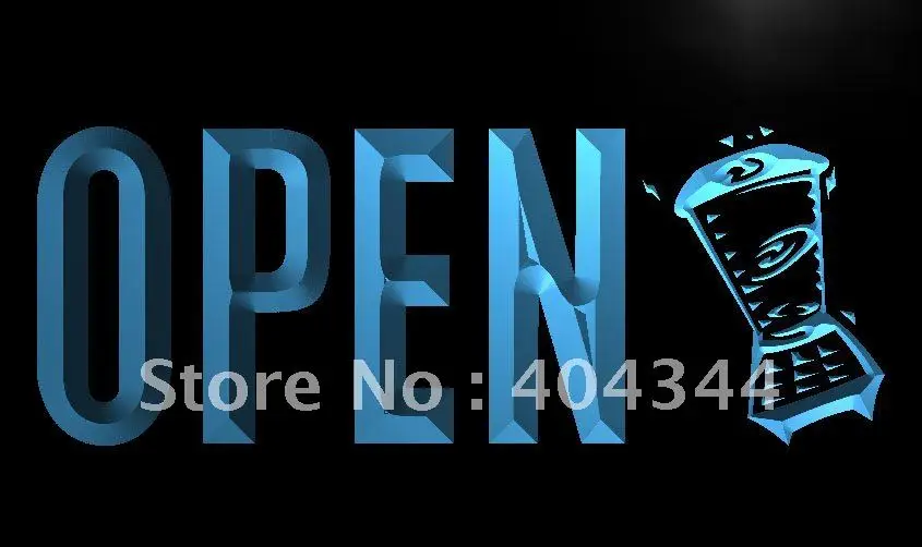 

LK790- OPEN Smoothies Juice Drink Cafe LED Neon Light Sign