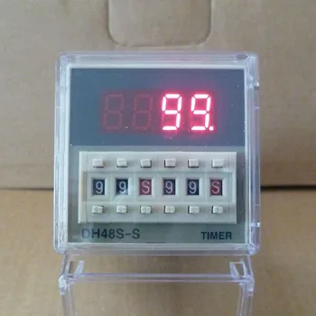 

AC220V DH48S-S Repeat Cycle 3A Multifunction Digital Timer Relay On Delay SPDT