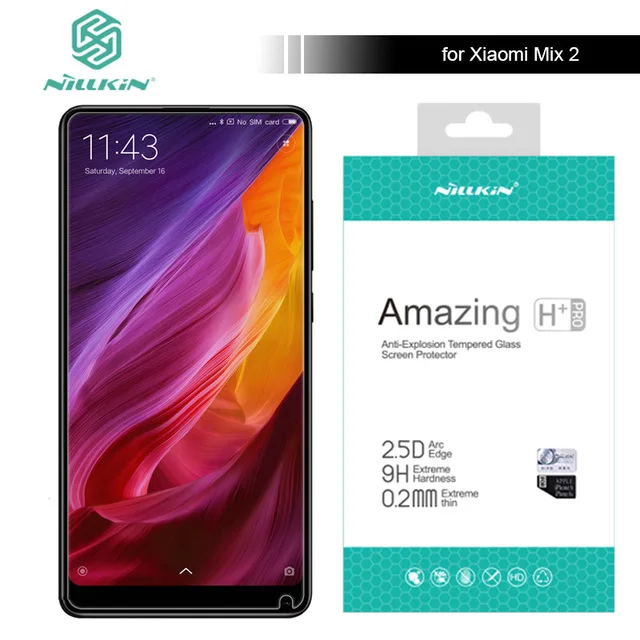 

For xiaomi Mi Mix 2 5.99" Tempered Glass Nillkin Amazing H+PRO Tempered Glass Screen Protector For xiaomi Mi Mix 2