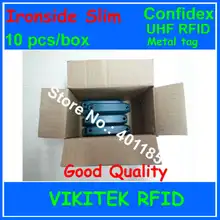Confidex Ironside тонкая UHF rfid металлическая бирка 860-940 МГц 915 м EPC c1g2 ISO18000-6C для global asset tracking 10 шт. в коробке
