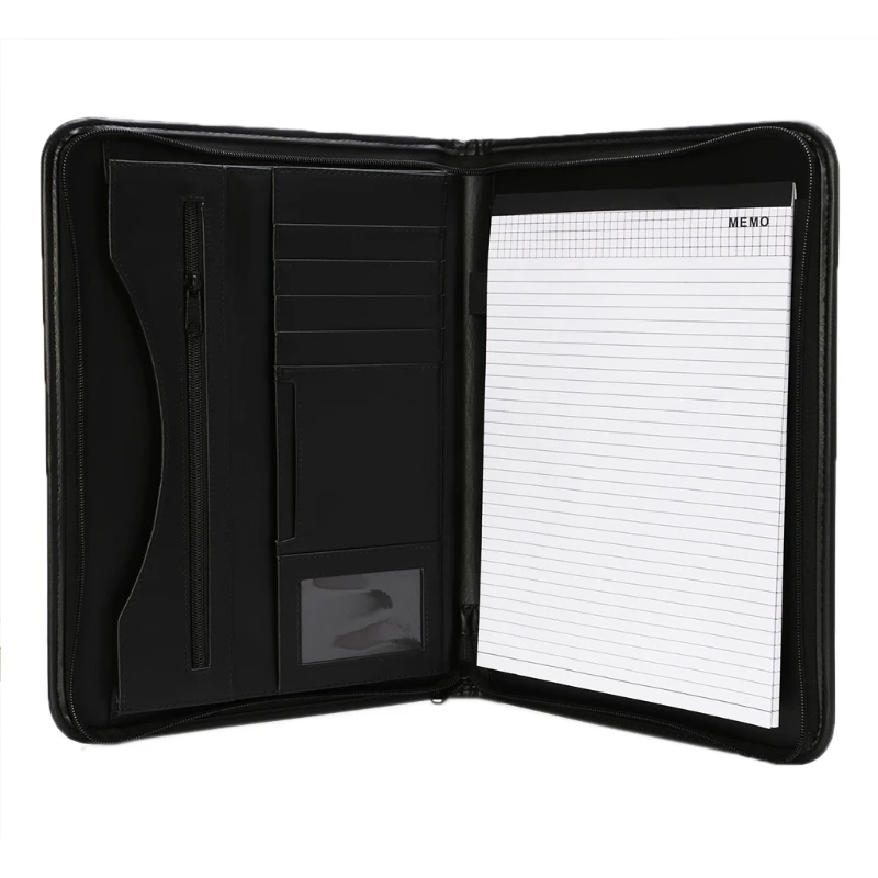 

A4 Folder Conference File Document Organizer Manager Layout Clip Business Bag