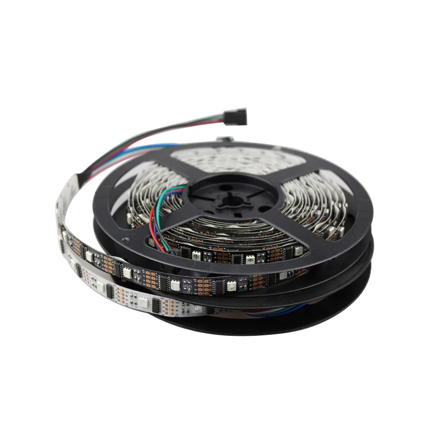5 v чудесный необычный цветной rgb ws2801 Светодиодная лента м 32led/м smd 5050