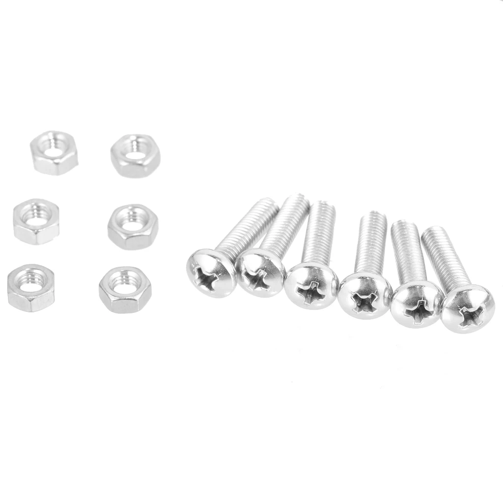 2pcs PVC Black Marine Fishing Boat Kayak Paddle Holder Rod Keeper Bungee Cord Accessories 30cm & 6PCS Stainless Steel Screws
