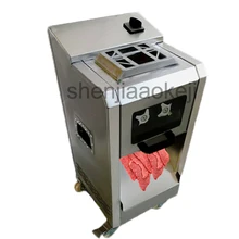 220 v Нержавеющая сталь электрическая ломтерезка для мяса, 300 кг/ч для нарезания мяса машиническая автоматическая для мяса резки машины 2200 w 1 шт