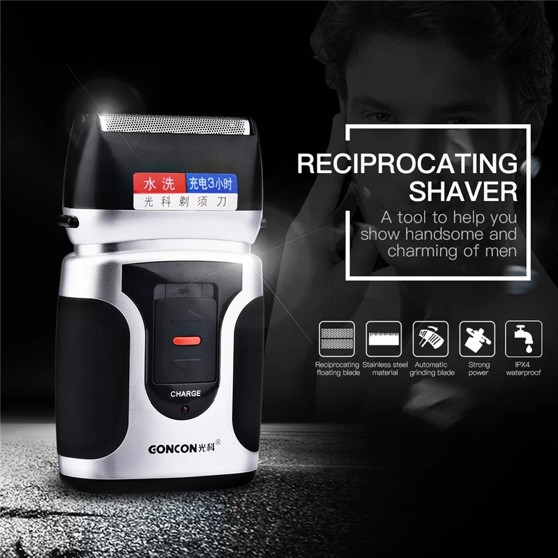Electric Shaver For Men Reciprocating Rechargeable Shavers Razor With Pop-up Trimmer Face Care Men Beard Trimmer Machine 40 Electric Shaver For Men Reciprocating Rechargeable Shavers Razor With Pop-up Trimmer Face Care Men Beard Trimmer Machine 40