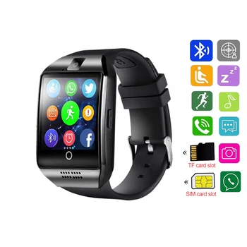 

Smart Watch Men Bluetooth Smartwatch With Camera Clock Watches Support SIM TF Card For IOS Android Phone Reloj Watchsmart PK V8