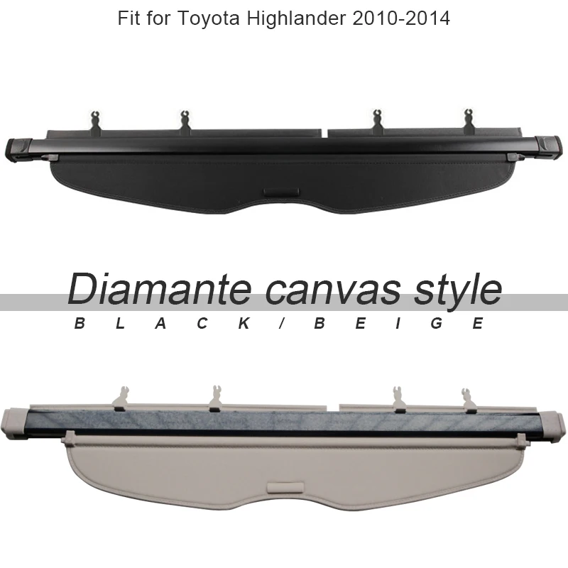 Overe 1 комплект крышка багажника автомобиля для Toyota Highlander 2010 2011 2012 2013 2014 Черный
