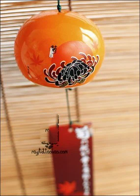 Японские вишни и ветра керамические колокольчики японские двери и окна орнаменты подарки ко дню рождения творческие девушки - Цвет: 3