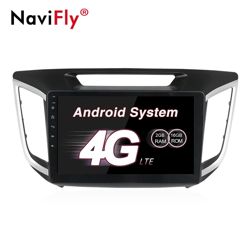 

10.1" Android7.1 Car dvd player radio For HYUNDAI IX25 CRETA IX25 GPS Navigation multimedia 4G WIFI Free shipping Russia Map MIC