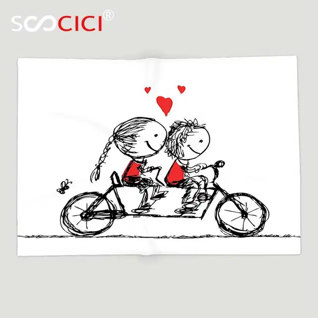 Custom Soft Fleece Throw Blanket Bicycle Decor Children Love Couple Custom Bicycle Throw Blanket Custom Soft Fleece Throw Blanket Bicycle Decor Children Love Couple Custom Bicycle Throw Blanket