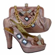 Mode Italienische Frau Passenden Schuhe Und Tasche Set Für Party, hohe Qualität Schuhe Und Taschen für Hochzeit (Szie: 38 oder 42) VL1-17
