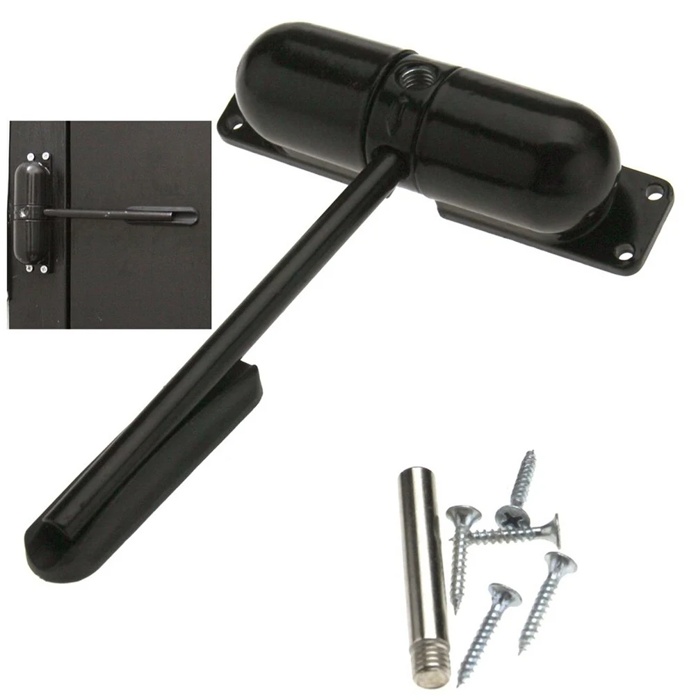 

Automatic Spring Door Closer Mounted Adjustable Portable For Home Office Store _WK