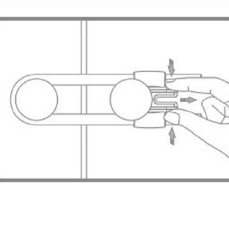 1 шт. блокиратор для детской безопасности|cabinet lock|drawer safety locksafety cupboard lock |