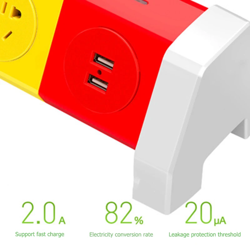 SHIERAK креативное Новое поступление универсальная розетка с 7 розетками 2 usb порта 5