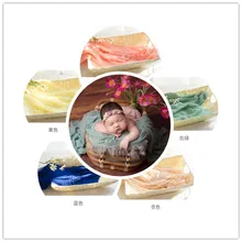 Детские новорожденные фотографии реквизит одеяло гофрированные Обертывания Пеленки для фотографирования новорожденных ткань аксессуары 90 см* 180 см