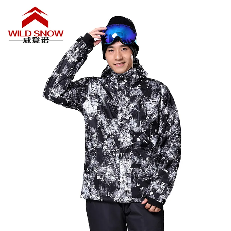 Brand Winter Ski Jackets Men Outdoor Thermal Waterproof Windproof