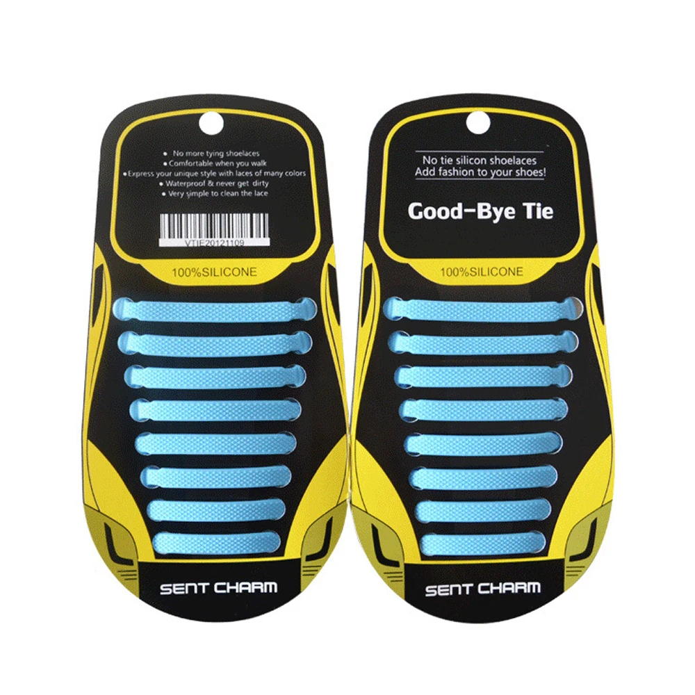 16 шт без галстука силиконовые шнурки эластичные водонепроницаемые шнурки для обуви замена для кроссовок ботинки ленивые легкие белые аксессуары