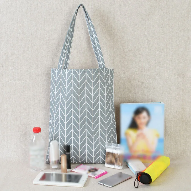 2019 جديد حقيبة يد الكورية عارضة 1 قطعة الأزياء حقيبة كتف حقيبة التخزين شبكة القطن و الكتان مروحة الفن تخزين مقسم حقيبة