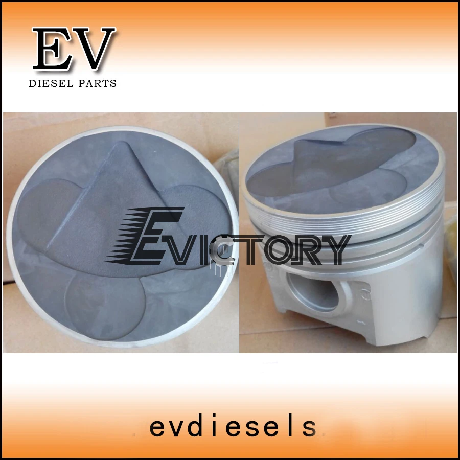 12 valve type Kubota V3300 V3300T piston piston ring full cylinder head