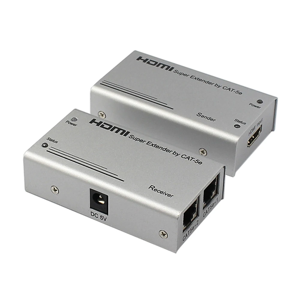 (Двойной порт) HDMI удлинитель 60 м кабель метров HD видео|Компьютерные кабели и