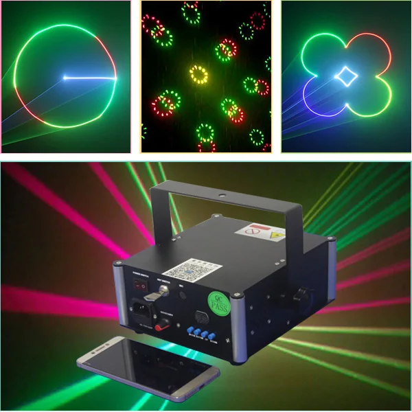 1000MW полноцветный Rgb дискотека Лазерное освещение система шоу с рисунком