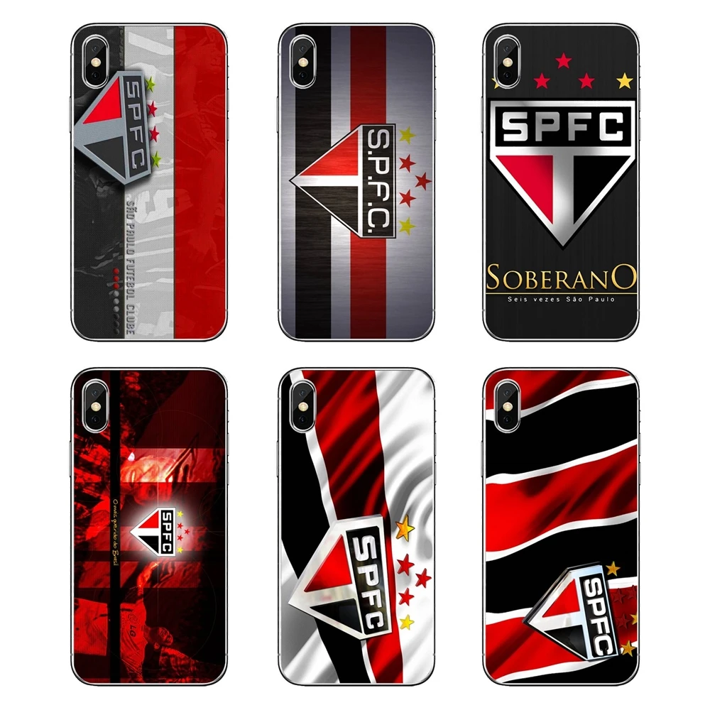 Прозрачный чехол из ТПУ с логотипом Sao Paulo FC SPFC Футбол для Samsung Galaxy Note 8 9 S9 S10 A8 A9 Star