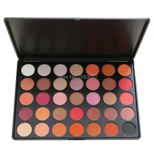 Новинка 35 цветов мерцающие тени для век палитра блеск макияж матовые тени для век долговечная макияж палитра для макияжа палета де Сомбра