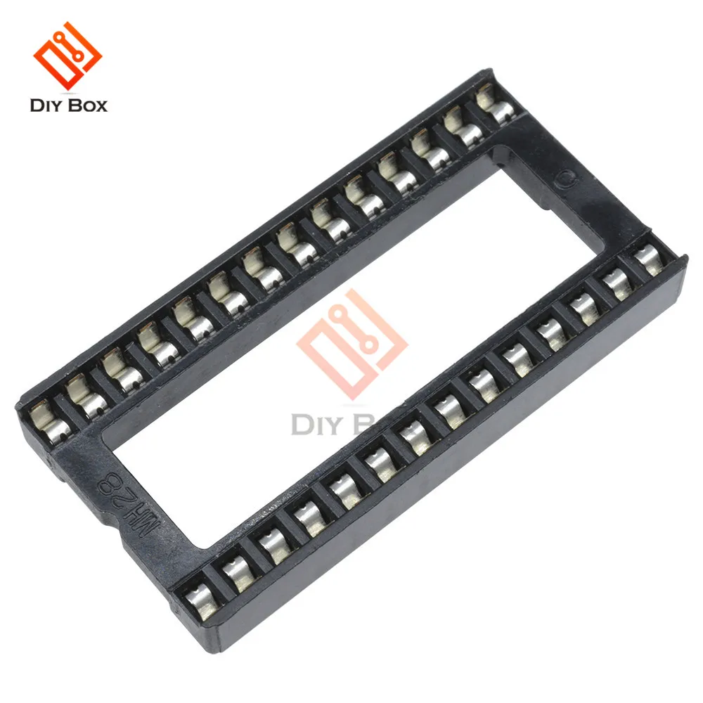 

10PCS 28 pins wide DIP IC Sockets Adaptor Solder Type Socket