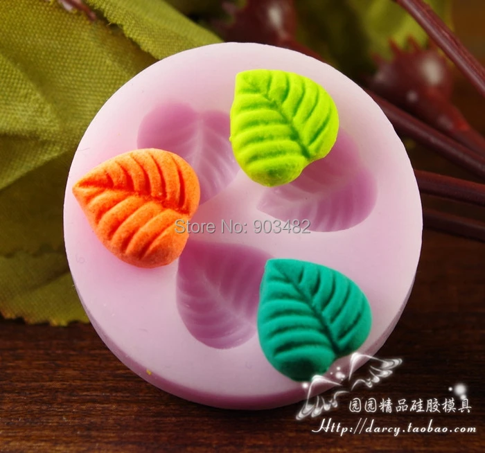 

F121 Leaves Silicone Fondant Mold Gum Paste Cake Decorating cake topper Mould