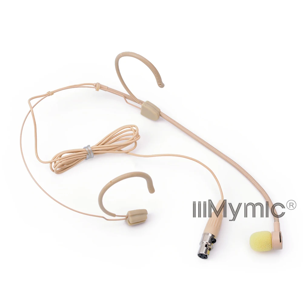 Iiimmic H 81S6 3 3pin mini XLR TA3F разъем Pro концертная гарнитура микрофон для AKG Samson